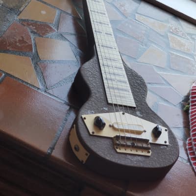 Mastertone Special 1940s lap steel guitar gibson Brown vintage antique Lace Sensor gold image 8