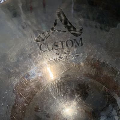 Zildjian 14" A Custom Hi-Hat Cymbals (Pair) 1991 - Present - Brilliant image 3