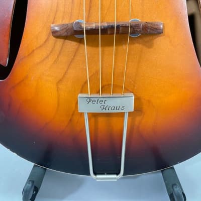 Framus Framus 5/139  Peter Kraus „Party“ Tenor Git Bass 4 saitig Vintage 1955 - 1962 - sunburst image 3