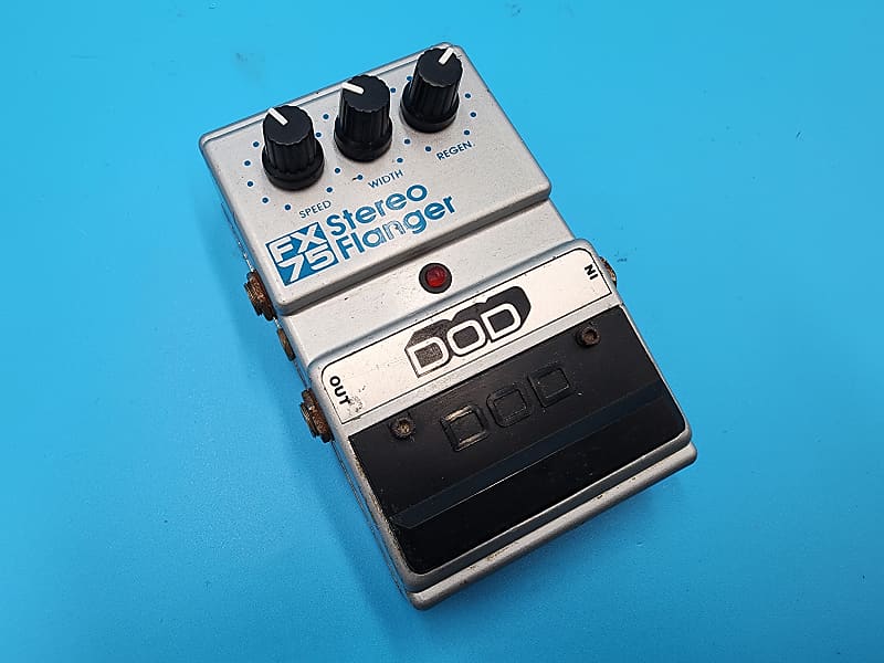 Vintage 1987 DOD FX75 Stereo Flanger Guitar Effect Pedal