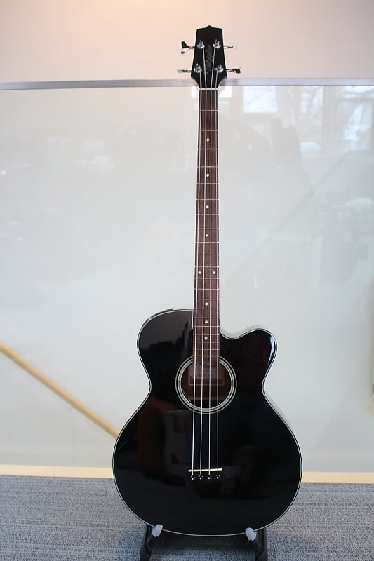 Takamine G Series GB30CE-BLK 4-String Acoustic-Electric Bass Guitar image 1