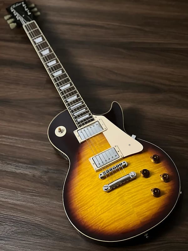 Tokai LS-136F TB Love Rock Japan in Tea Burst with AAAA Flame Top 