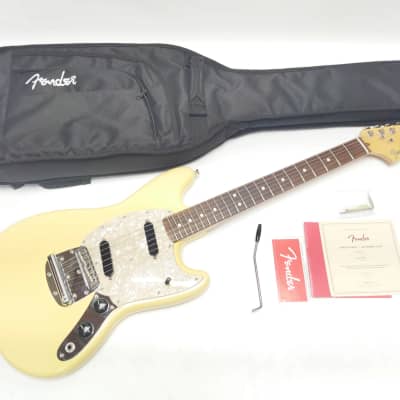 Fender American Performer Mustang White Made in USA Solid Body Electric Guitar, v3724 image 21