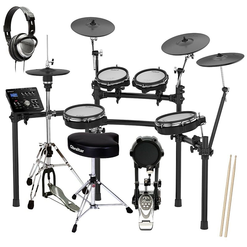 Roland TD-25KV V-Drums Electronic Drum Set - Drum Essentials Bundle