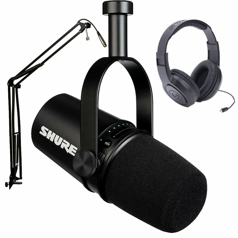 Shure MV7 Podcast Kit Microphone Bundle