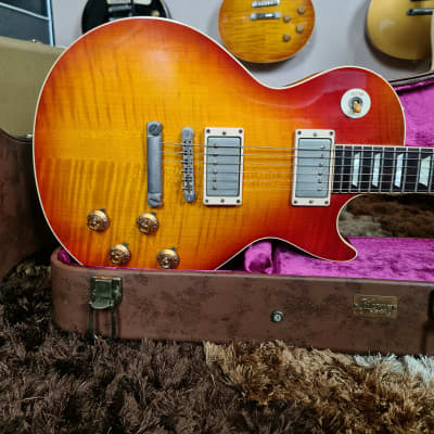 Gibson Custom Shop Standard Historic '58 Les Paul Standard Reissue 2014 - Washed Cherry VOS No Pickguard Holes RARE image 6