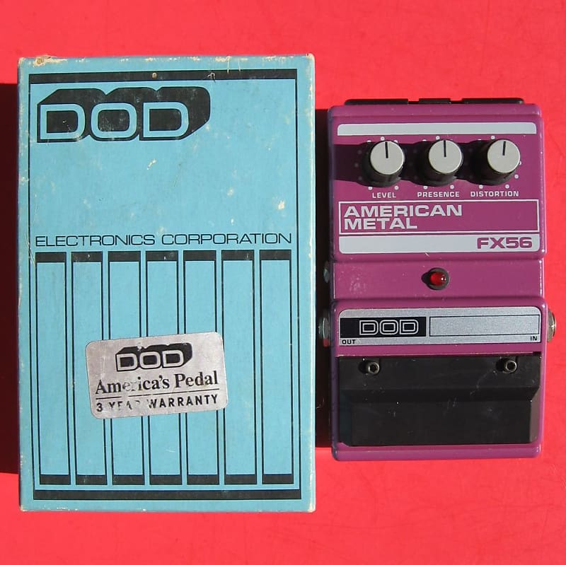 1989 DOD FX56 American Metal Distortion 3rd Gen. Guitar