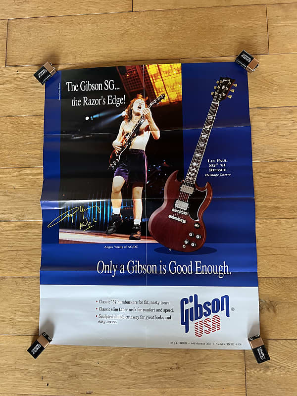 Gibson SG Promotional Mailout AC/DC 1991 - Multi | Reverb UK