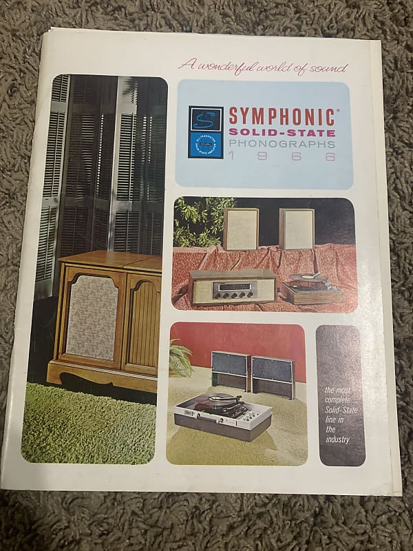 Vintage 1966 Symphonic Phonographs Catalog Reverb
