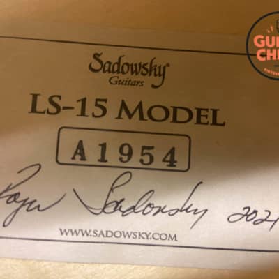 2021 Sadowsky LS-15 Long Scale Vintage Amber image 12