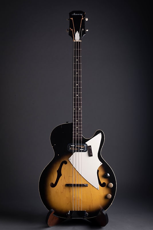 1961 Harmony H-22 Electric Bass Guitar image 1