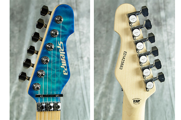EDWARDS E-SN-150FR M Aqua Marine 美品 Edwards E-SN-150FR Aqua Marine | Reverb