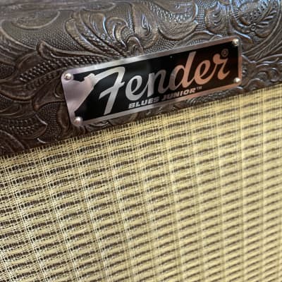 Fender Blues Junior IV FSR Limited Edition "Western" 15-Watt 1x12" Guitar Combo 2018 - 2021 - Brown Western Tolex image 4