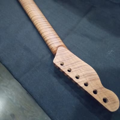 Master Grade Roasted Flamed Maple Neck for T 2022 Natural Roasted Maple Oil Finish image 2