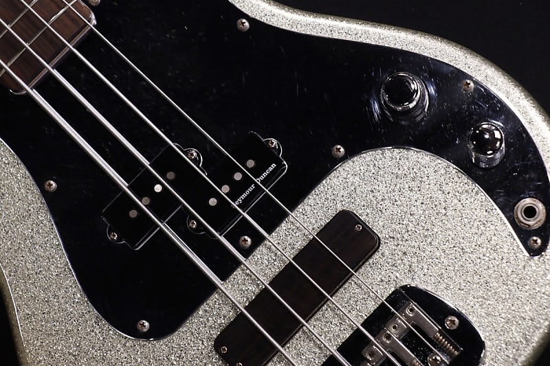 G&L SB-2 Premium Made in Japan MOD Silver Metal Flake [SN 3100082