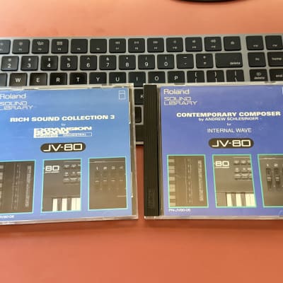 Roland SR-JV80 cards contemporary composer & Rich Sound collection cards