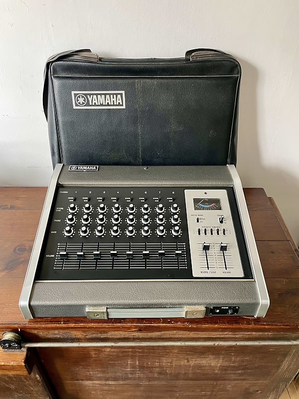 YAMAHA PM-200 8ch スプリングリバーブ内蔵ビンテージミキサー Exc】YAMAHA PM‑200 Vintage 8‑Ch Mixer w/ Spring Reverb +