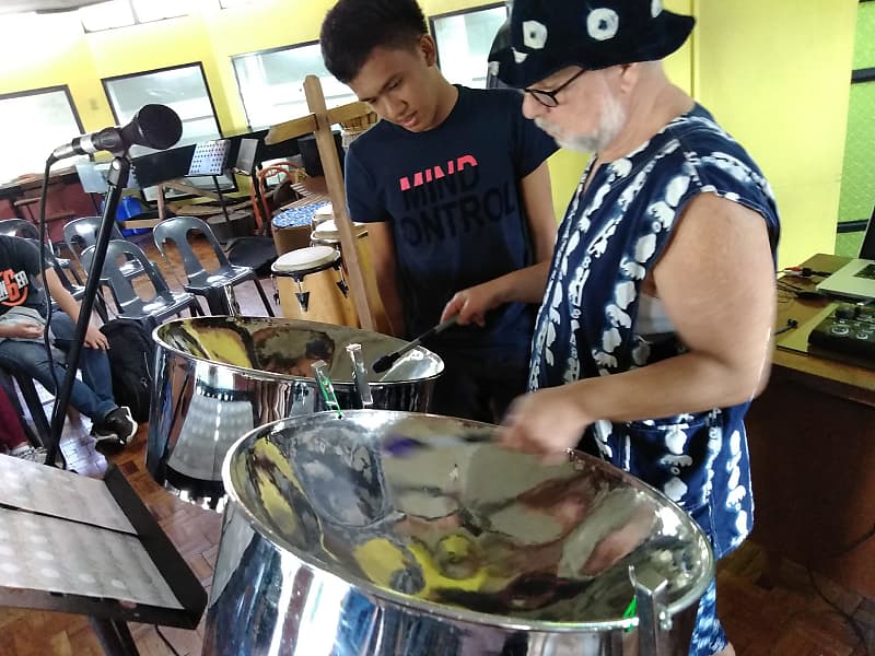 Authentic Handmade Double Second Steel Pan Drums Reverb