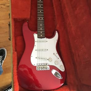 Fender '62 Reissue Stratocaster  CAR 1989 Candy Apple Red image 1