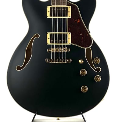 Ibanez Artcore AS73G Semi-hollowbody Electric Guitar - Black Flat image 3