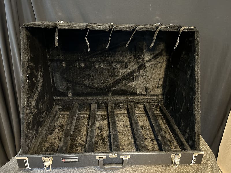 Road Runner RRGS6 6Guitar Stand Case Black Tolex Reverb