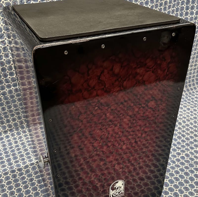 TOCA Cajon-Bordeaux Finish-Adjustable Snares image 1