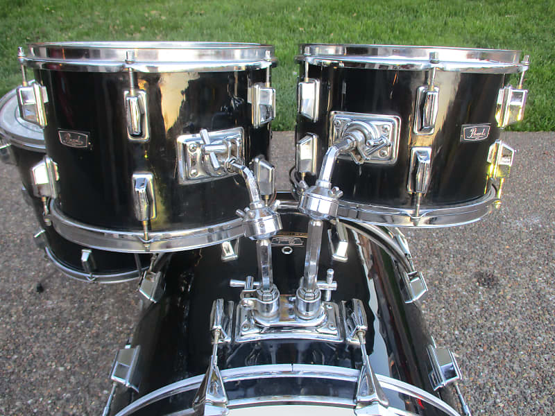 Pearl Vintage Wood Fiberglass Drum Kit, Made In Japan, 1970s