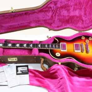 Super Rare! Gibson Les Paul Standard Limited Edition  1996 Fireburst Crown Inlays on Ebony near MINT image 1