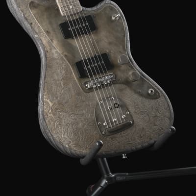 2010 James Trussart SteelMaster Antique Silver Paisley Richard Fortus Guns N' Roses Owned CHARITY image 9