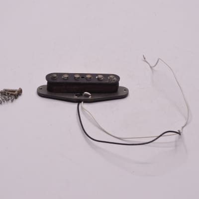 1978-1979 Vinage Fender Stratocaster Pickup Gray Bottom Flat-Pole 100% Original 1970's with Springs and Screws 5.75K image 1