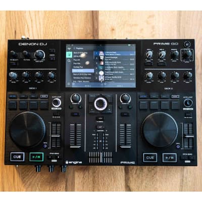 Denon DJ PRIME GO 2-Deck Rechargeable Portable DJ System w Black Flight Case image 6