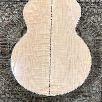 Eastman AC630-BD Jumbo Acoustic Guitar in Blonde w/ Case, Setup #3123 image 5