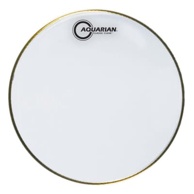 Aquarian Classic Clear Snare Bottom Drumhead 13 Inches image 1