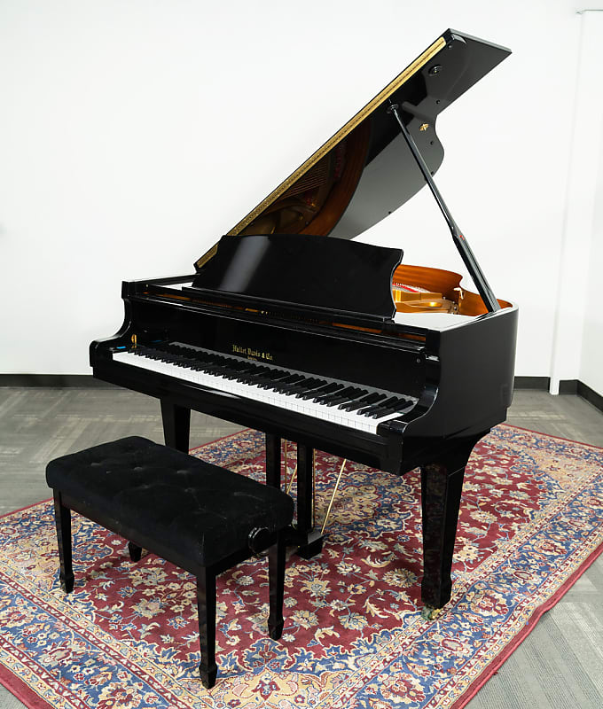 Hallet Davis & Co Classic Grand Piano | Polished Ebony | SN: DG22875 image 1