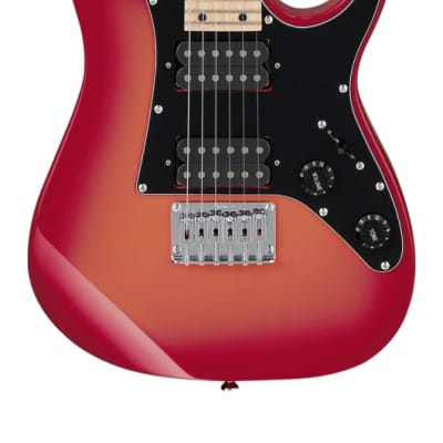 Ibanez GRGM21MORB Mikro Series RG 3/4 Size Electric Guitar - Orange Burst image 2