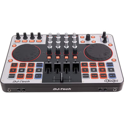DJ-Tech 4MIX 4-Channel Controller w/ Audio Interface + Virtual DJ LE image 2