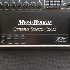 Mesa Boogie Quad Preamp/Simul-Class Stereo 295 Power Amp 1987 Black image 6