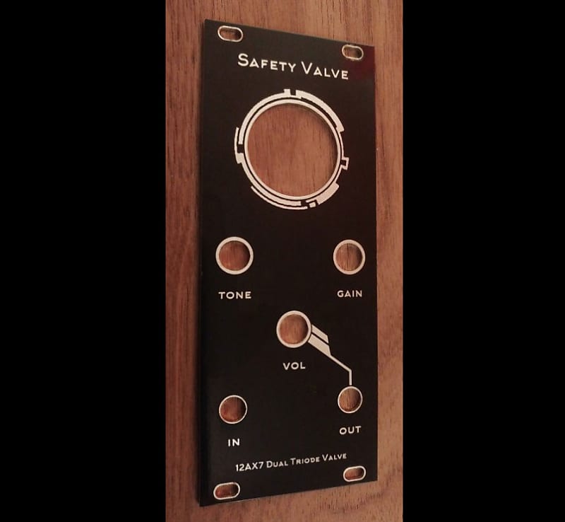 GMSN Safety Valve PCB and Panel for DIY (12ax7 tube valve Reverb