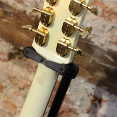 Versoul Swan Acoustic Electric Guitar 1998 White image 5