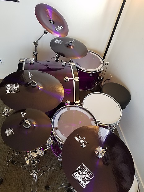Purple cymbals store