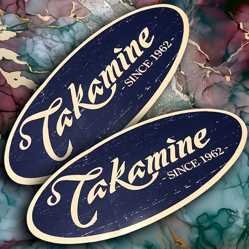 TAKAMINE GUITARS STICKER SET (2 PACK) INSANELY RARE LIMITED Reverb