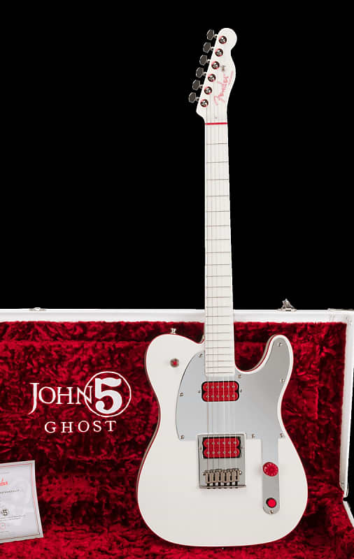 Fender Limited Edition John 5 Ghost Telecaster - Arctic White - Pre Order