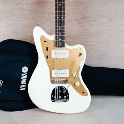 Fender Squier J Mascis Jazzmaster 2021 Vintage White Laurel Fretboard w/ Gig Bag for sale