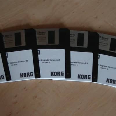 Korg Karma Firmware Upgrade Version 2.0 (6 disk set)