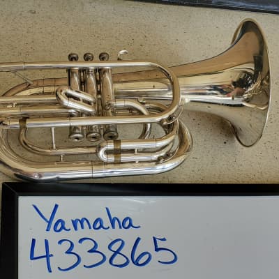 Yamaha YBH-301MS Marching Baritone Horn Silver 2018 Lacquer, Silver image 2