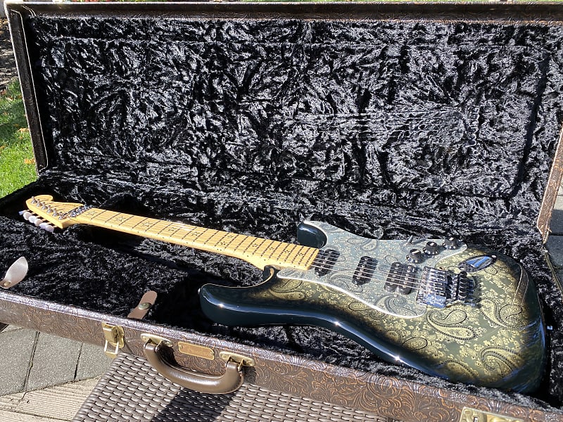 Fender Richie Sambora Signature Stratocaster 1996 - Black Paisley USA Seller image 1