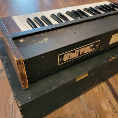 Univox Mini Korg 700 K-1 Synthesizer Vintage 70s Serviced No Issues W/Case image 8