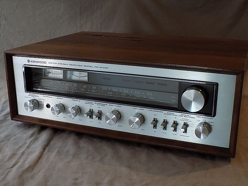 Kenwood KR-6030 AM-FM Stereo Receiver *AS IS*