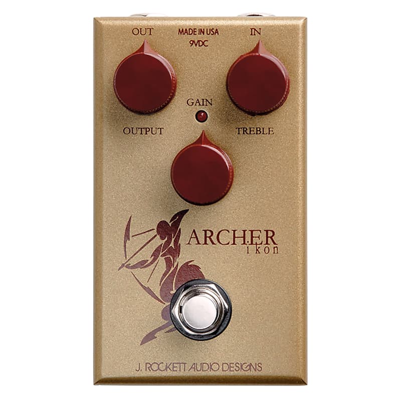J. Rockett Audio Designs Archer Ikon Gold Overdrive Pedal