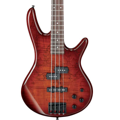 Ibanez Gio GSR200SMCNB Bass Guitar in Charcoal Brown Burst image 5